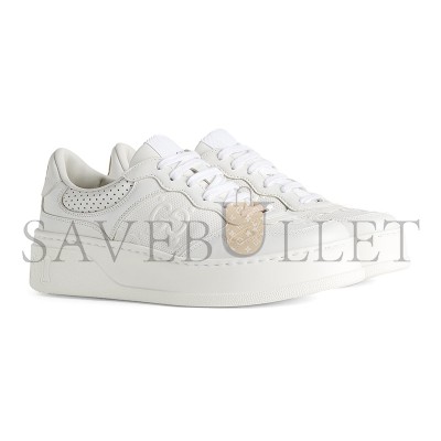 GUCCI WOMEN'S GG EMBOSSED TRAINER 670408 1XL10 9014